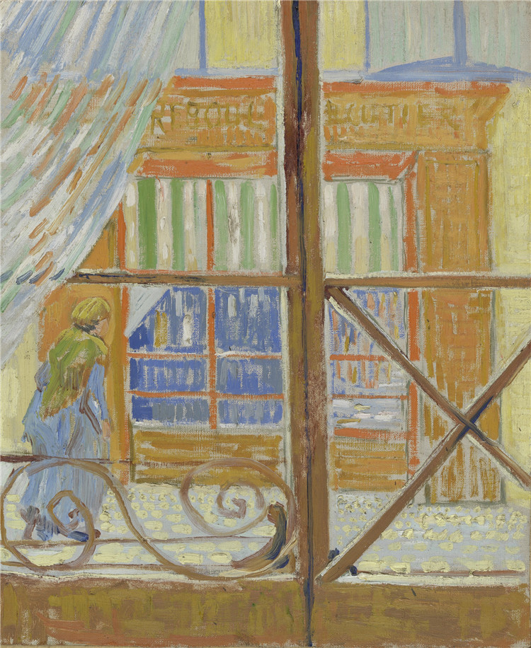 Pork-Butcher'S Shop Seen From A Window Gogh Oil Painting